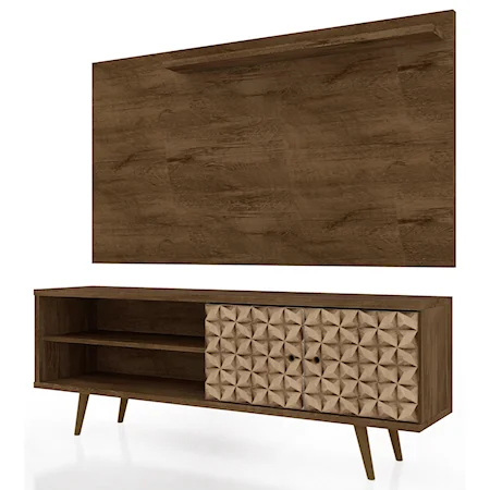 Mid-Century Modern Entertainment Center